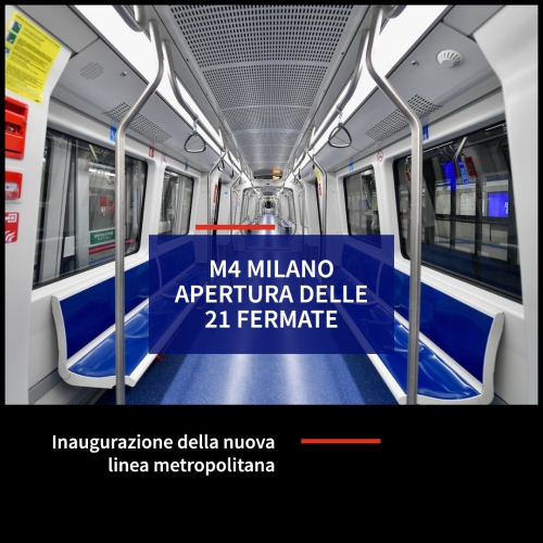 M4 Milano: Celebrazioni per l'Apertura Completa de...